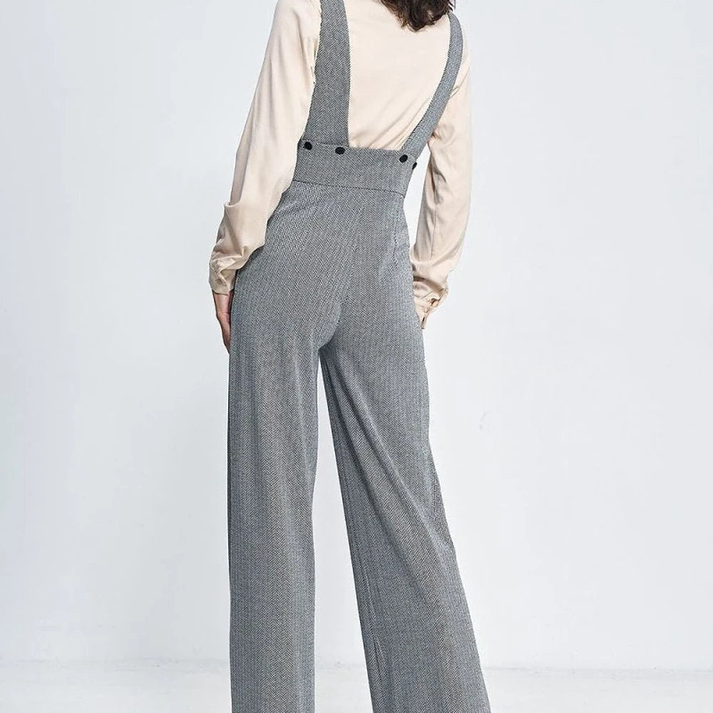High-Waisted Jumpsuit with Wide Legs