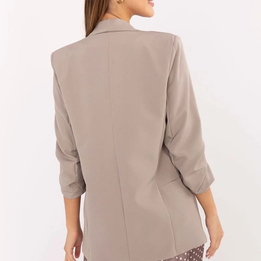Paris Blazer with 3/4 Sleeves and Shoulder Pads