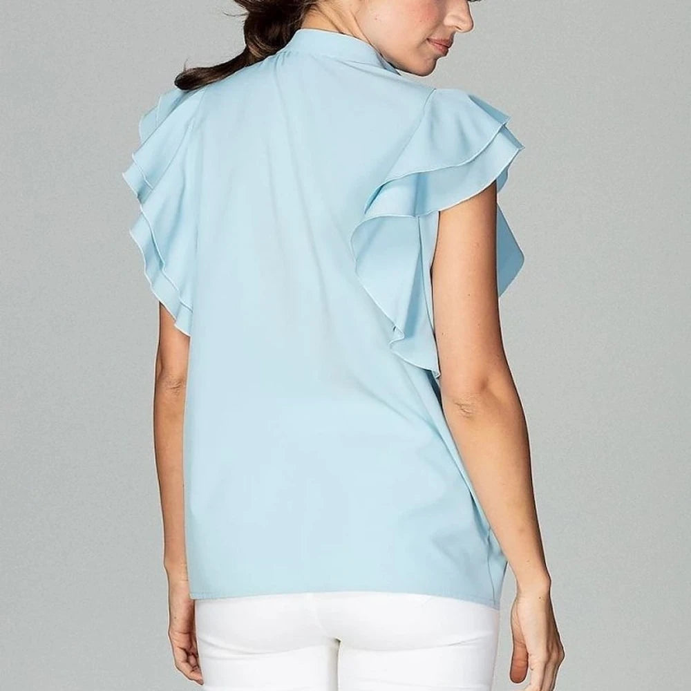 Classic Shirt with Frill Sleeves