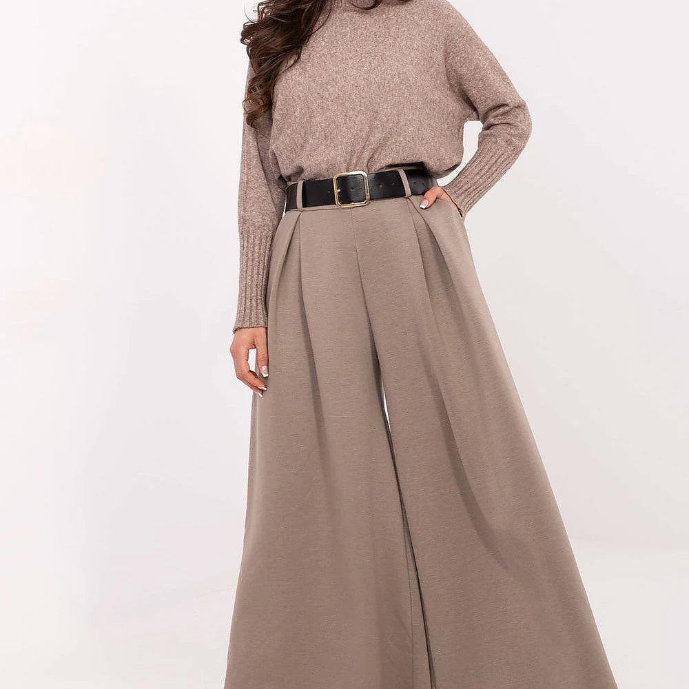 Wide Leg Palazzo Trousers