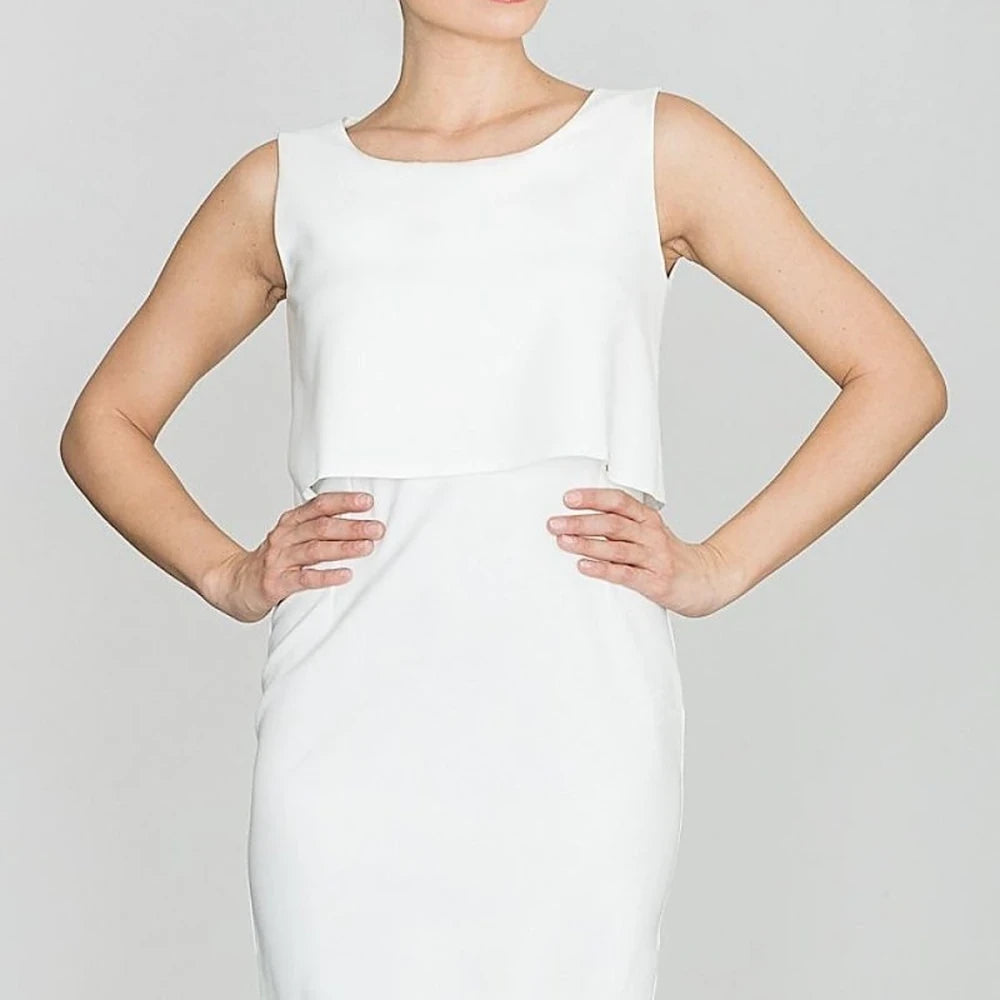 Fitted Cocktail Dress with Back Zip