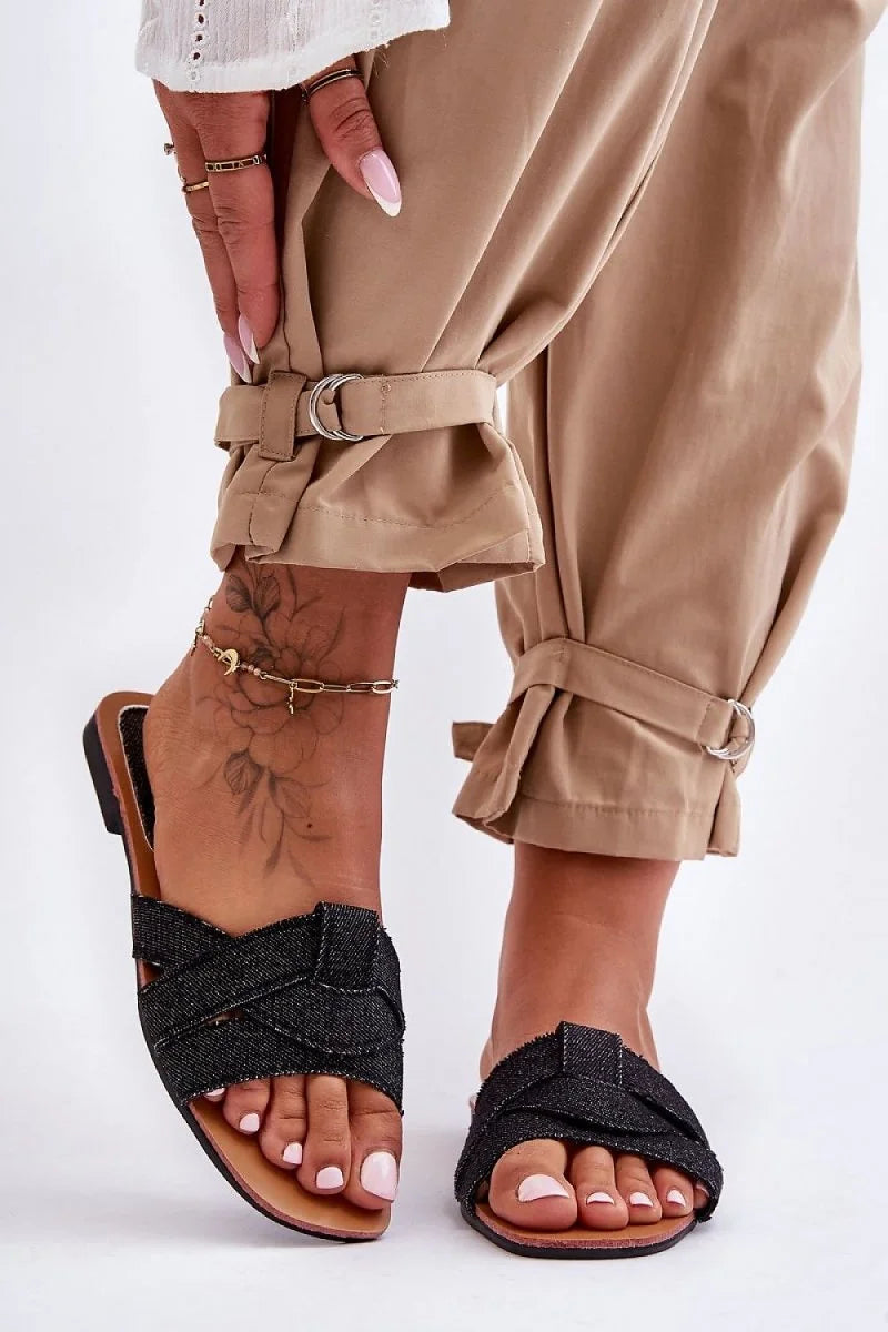 Women's Flat-Heeled Flip-Flops with Non-Slip Sole