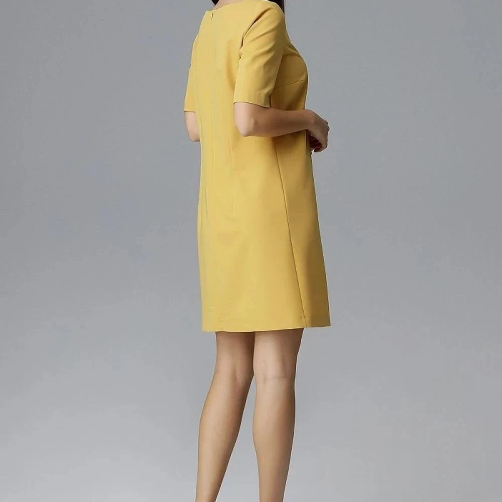 Casual Day Dress with 3/4 Sleeves