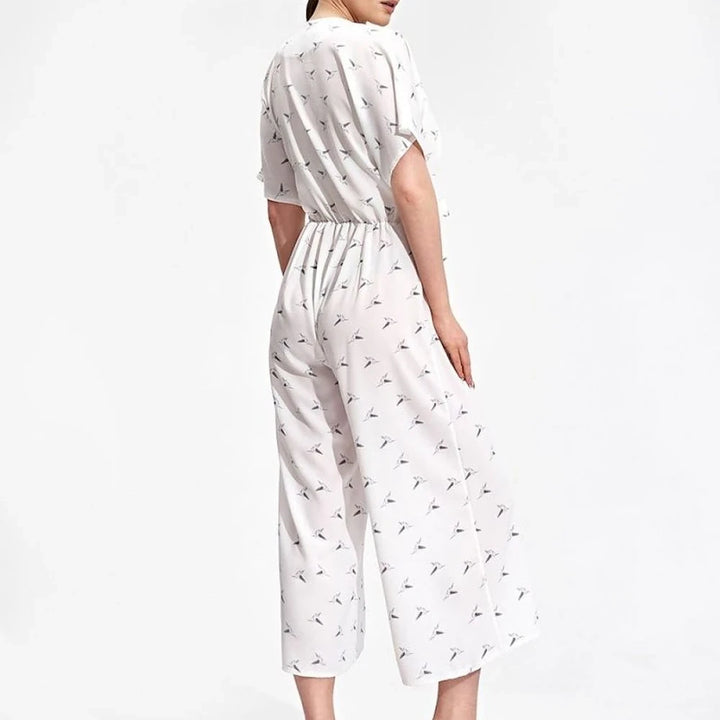 Women's Jumpsuit with Kimono Sleeves
