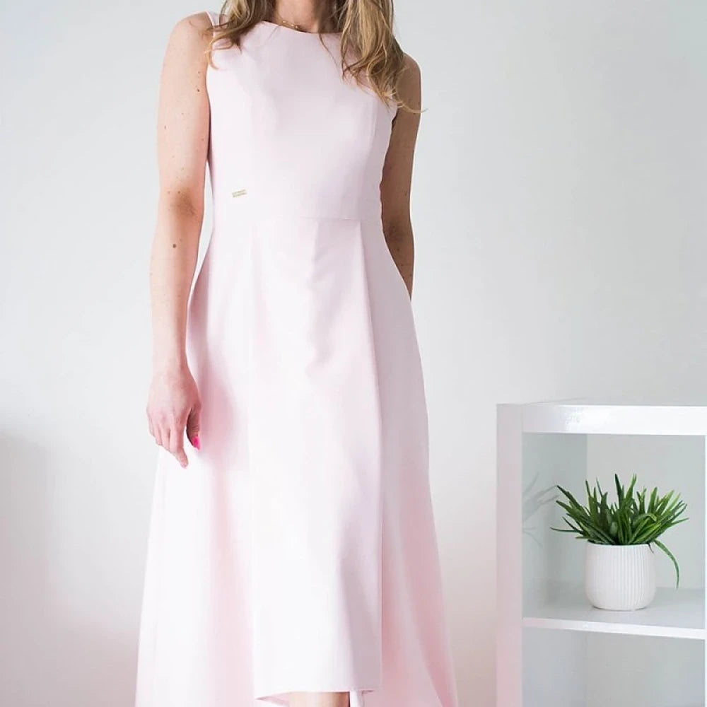 Maxi Cocktail Dress with Zipper