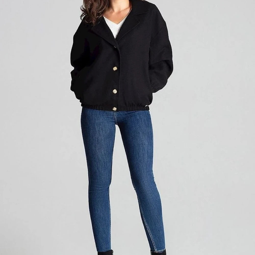 Short Jacket with Dropped Sleeves