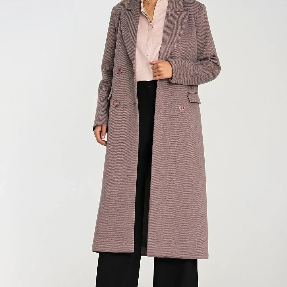 Herringbone Flannel Coat