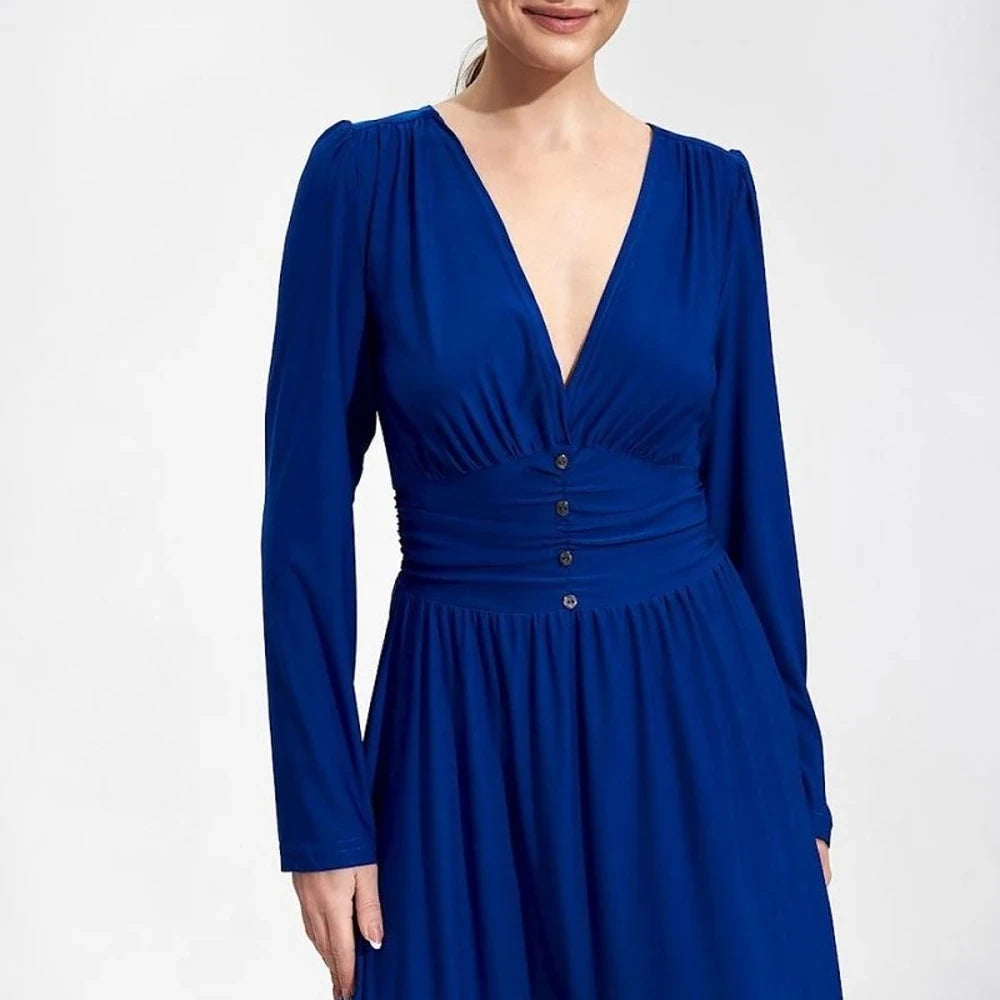 Flared Stretch Daydress with Sweetheart Neckline