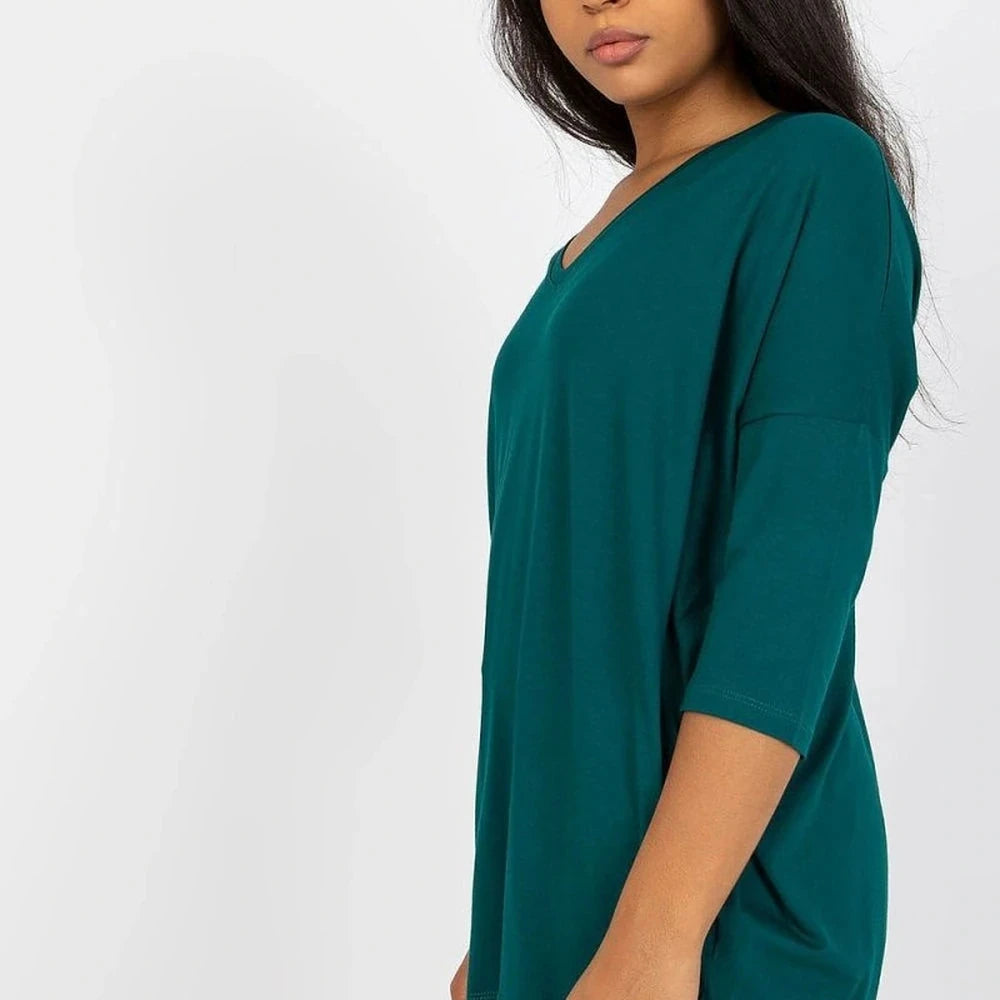 Comfortable Round Neck Short Sleeve Top