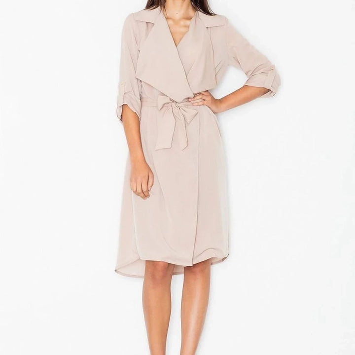 Wrap Waist Tie Dress
