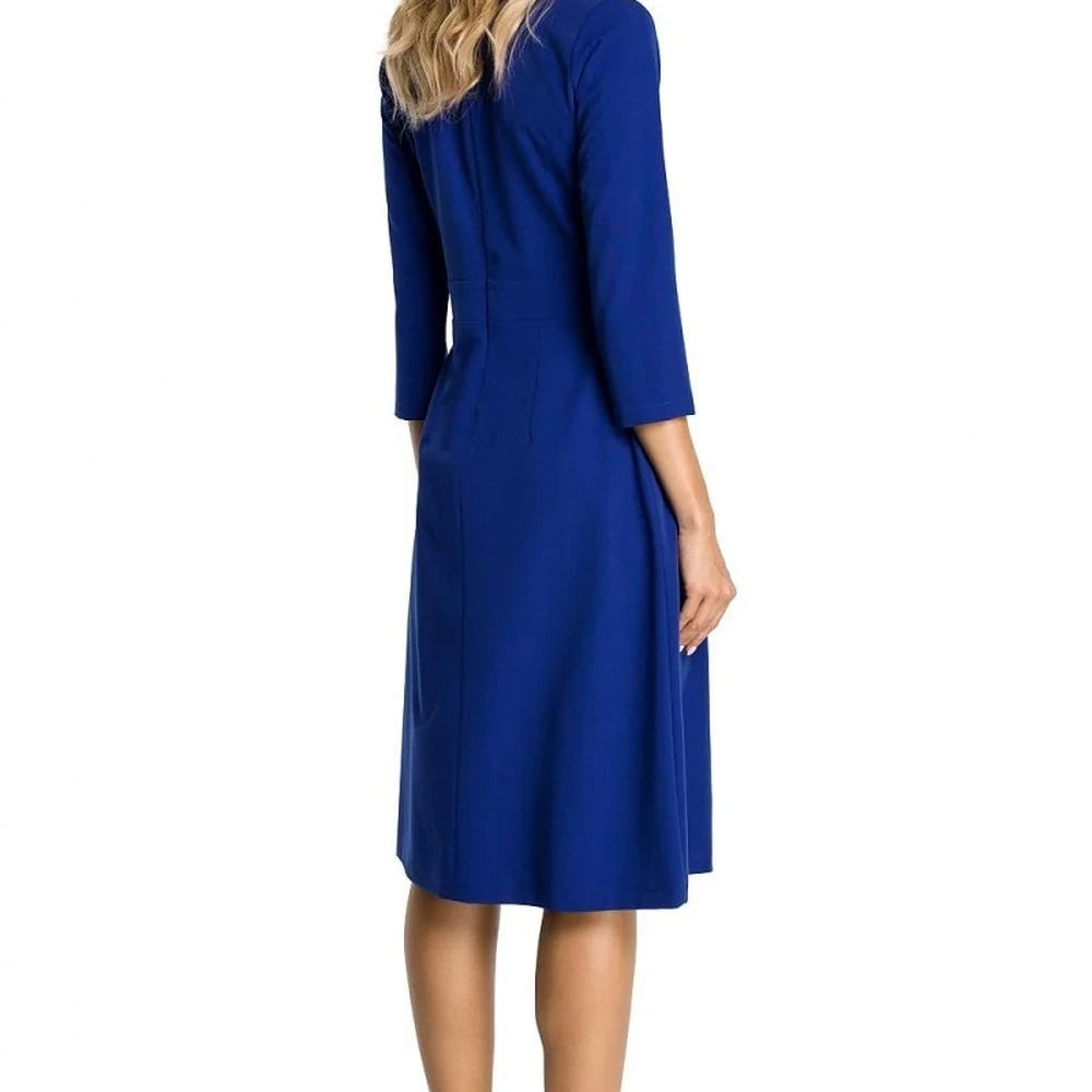 Women's Blue Red Navy Black Day Dress