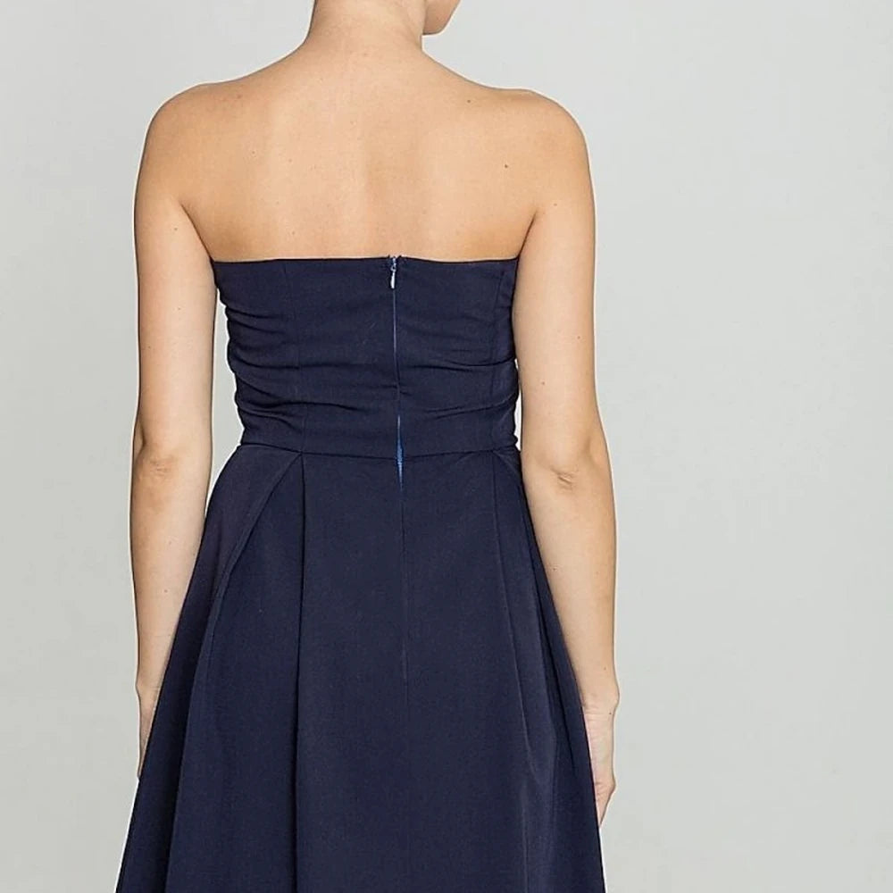 Cocktail Dress with Corset Top