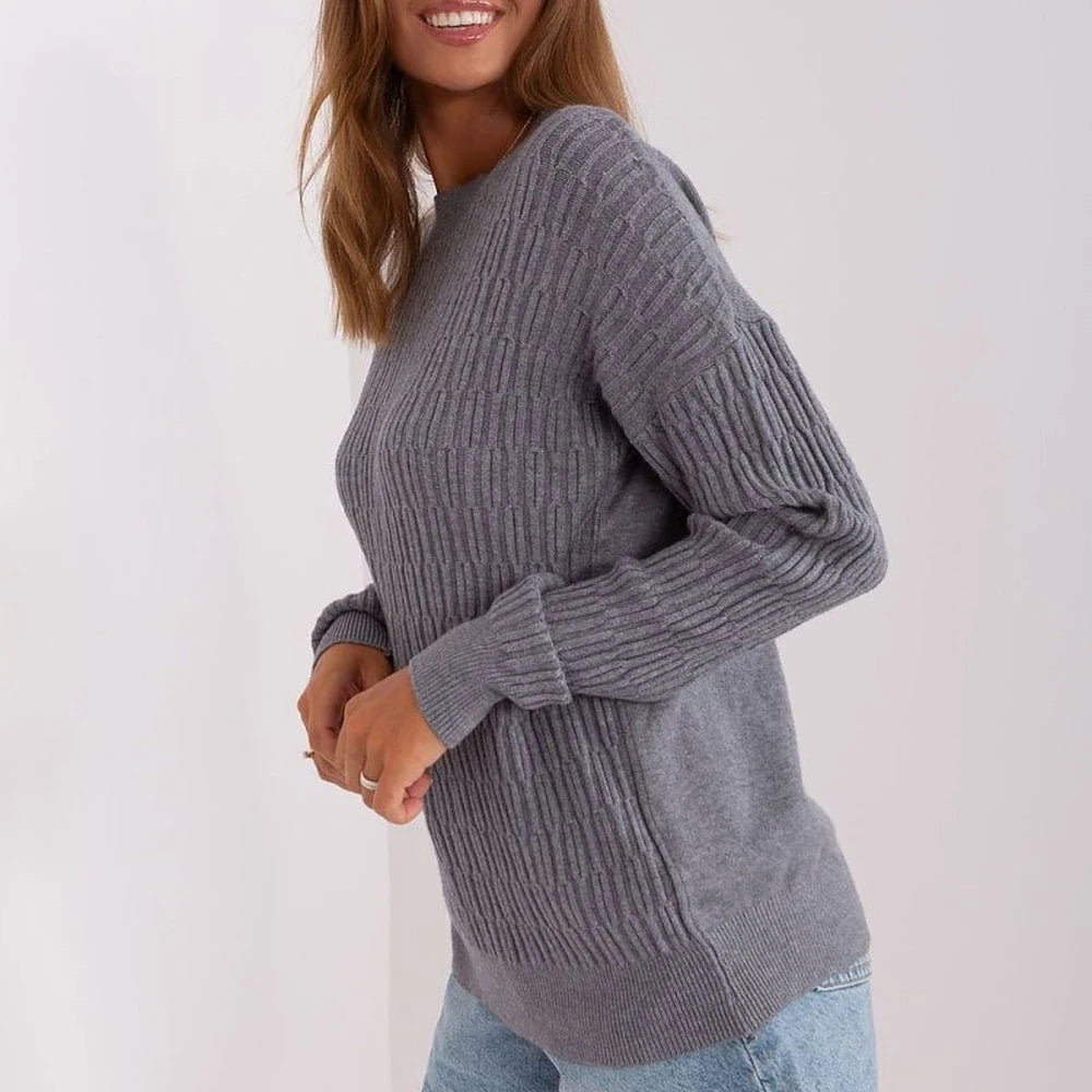 Women's Variegated Knit Sweater
