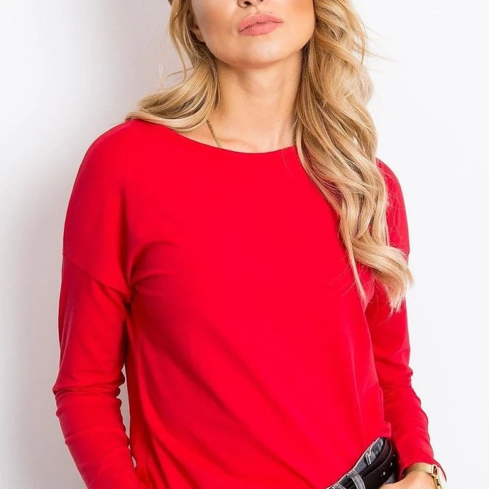 Cotton Spandex Long Sleeve Blouse
