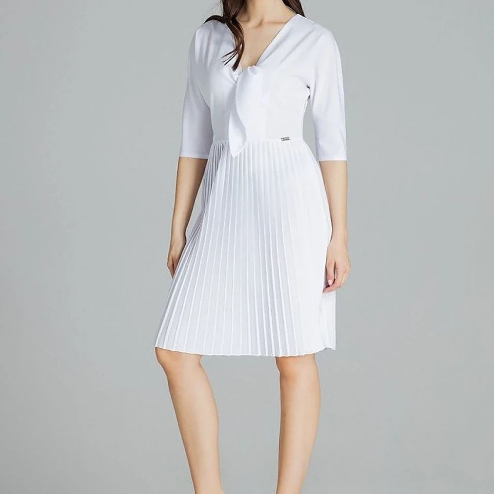Midi Cocktail Dress with Kimono Sleeve