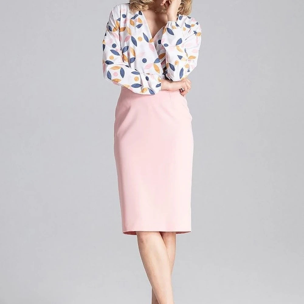 Classic Knee-Length Pencil Skirt