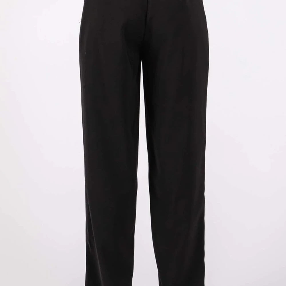 High-Waisted Pleated Pants