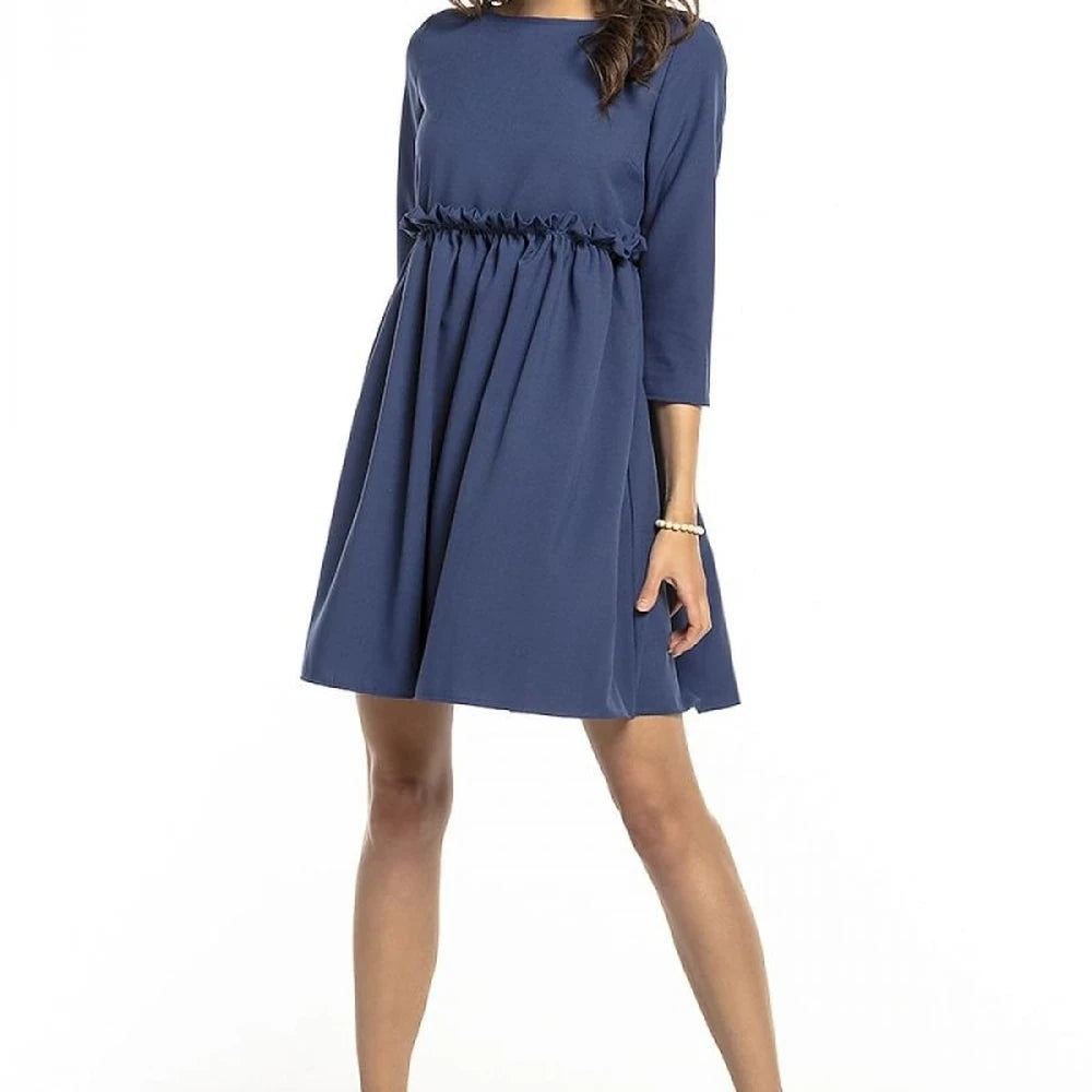 Green Midi Daydress with 3/4 Sleeves