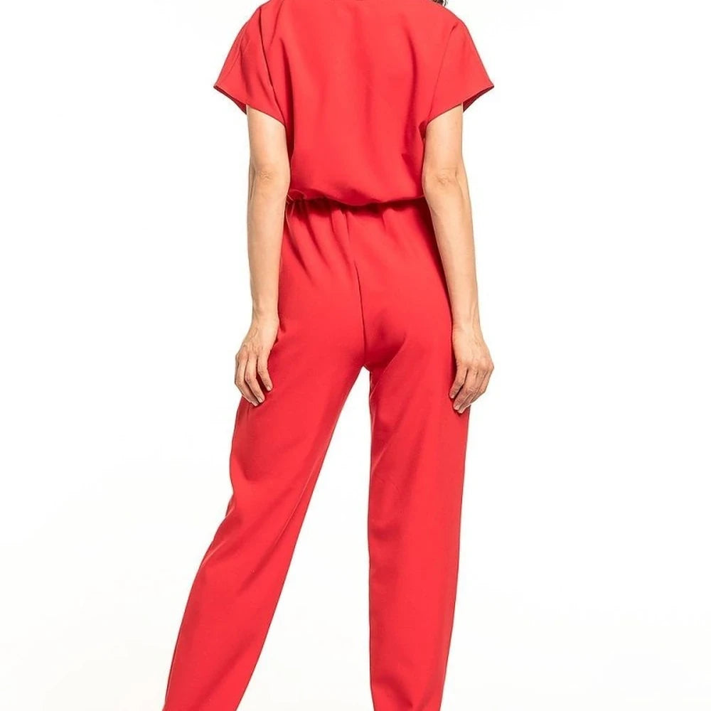 Green Envelope Neck Jumpsuit
