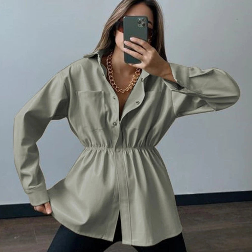 Snap Down Collared Jacket