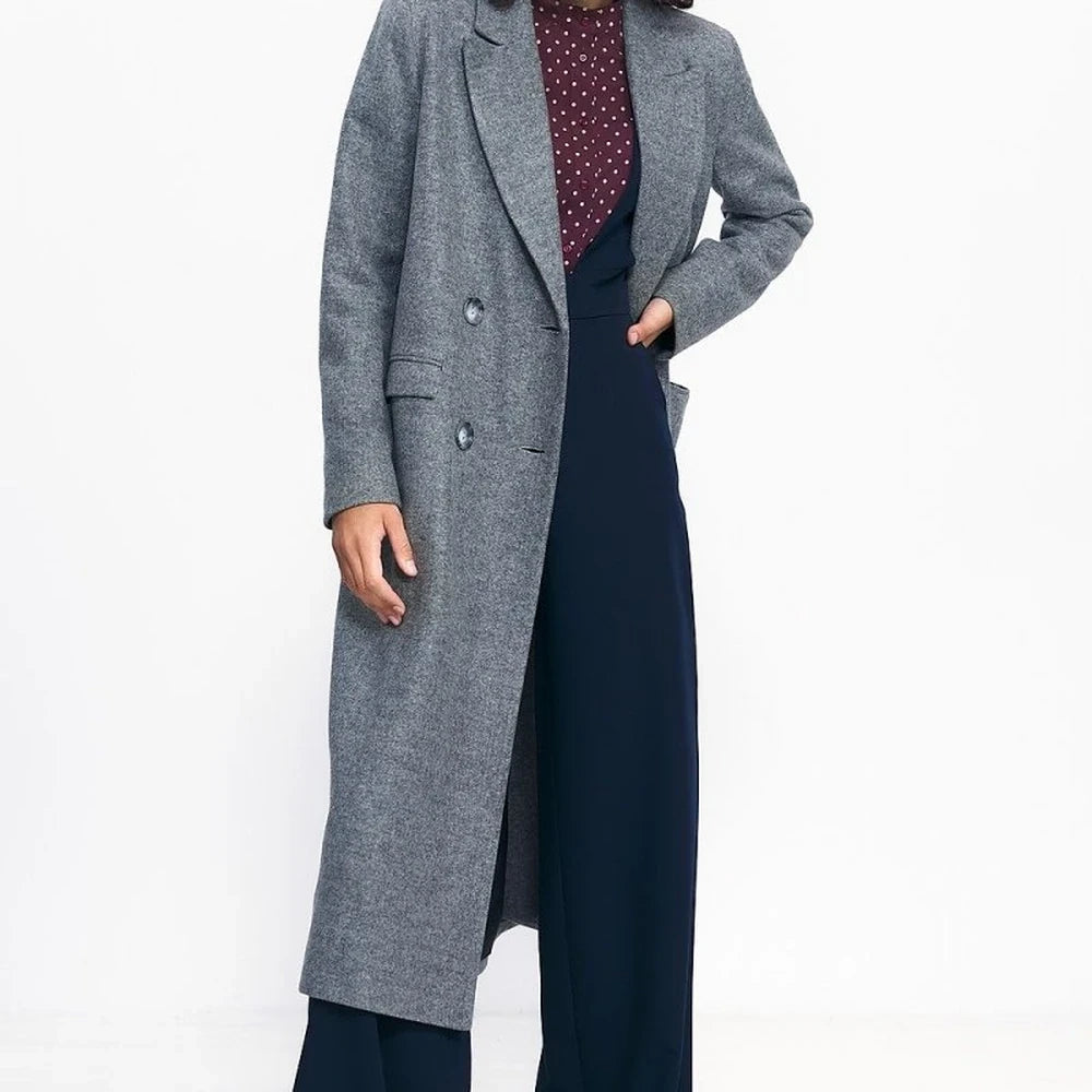 Gray Oversize Coat