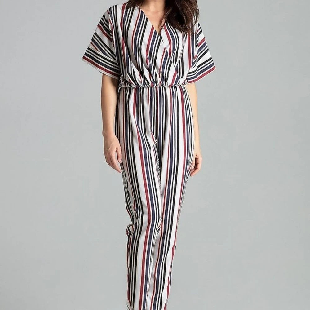 Floral Jumpsuit with Straight Pants