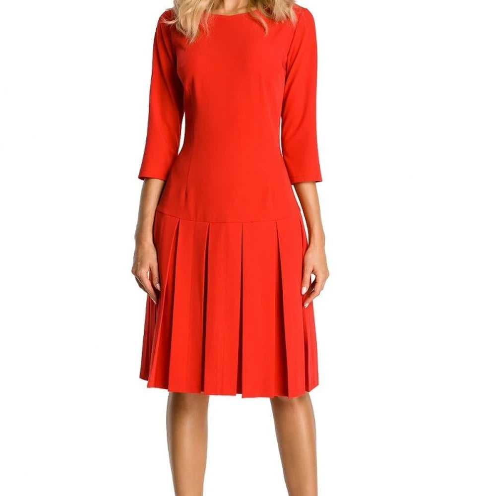 Cute Dress with Dropped Waist