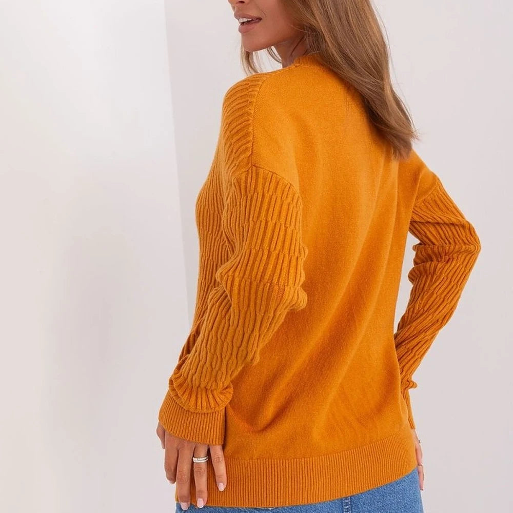 Women's Variegated Knit Sweater