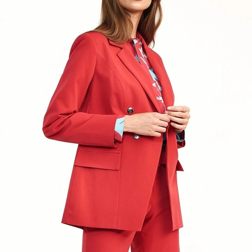 Double-Breasted Autumn Blazer Jacket