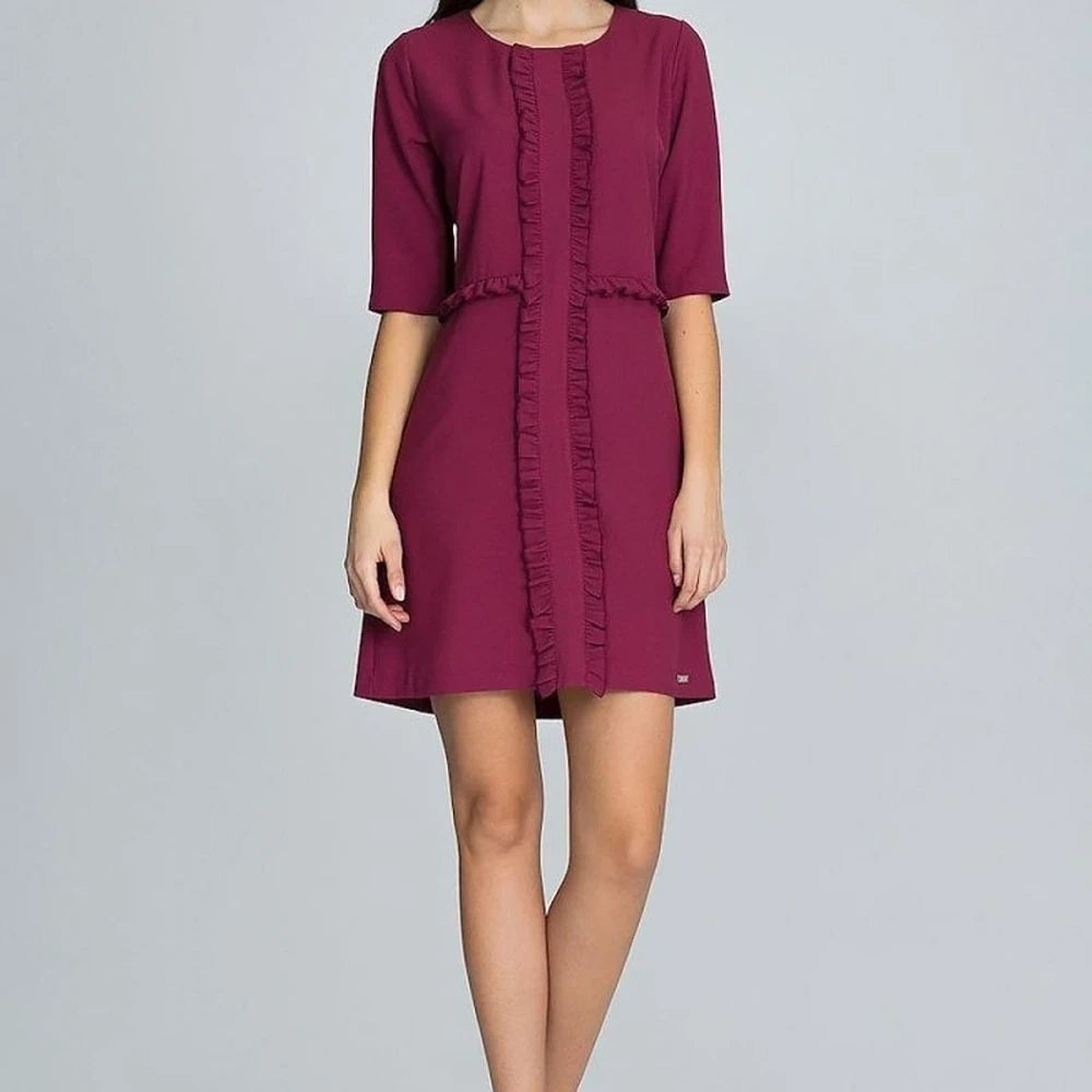 Elegant 3/4 Sleeve Cocktail Dress