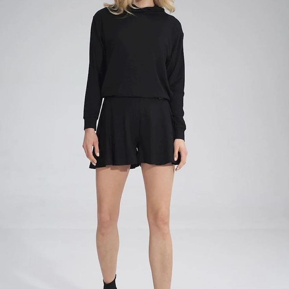 High-Waisted Wide Leg Shorts