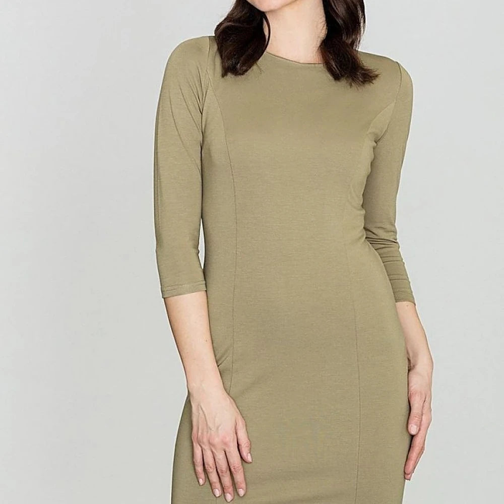 Mini Stretch Dress with Mesh Back