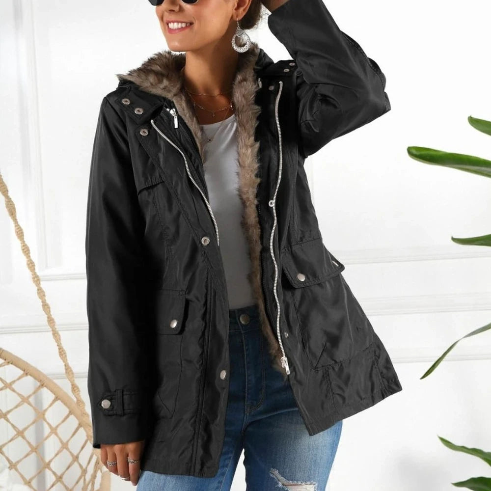 Hooded Jacket with Detachable Liner