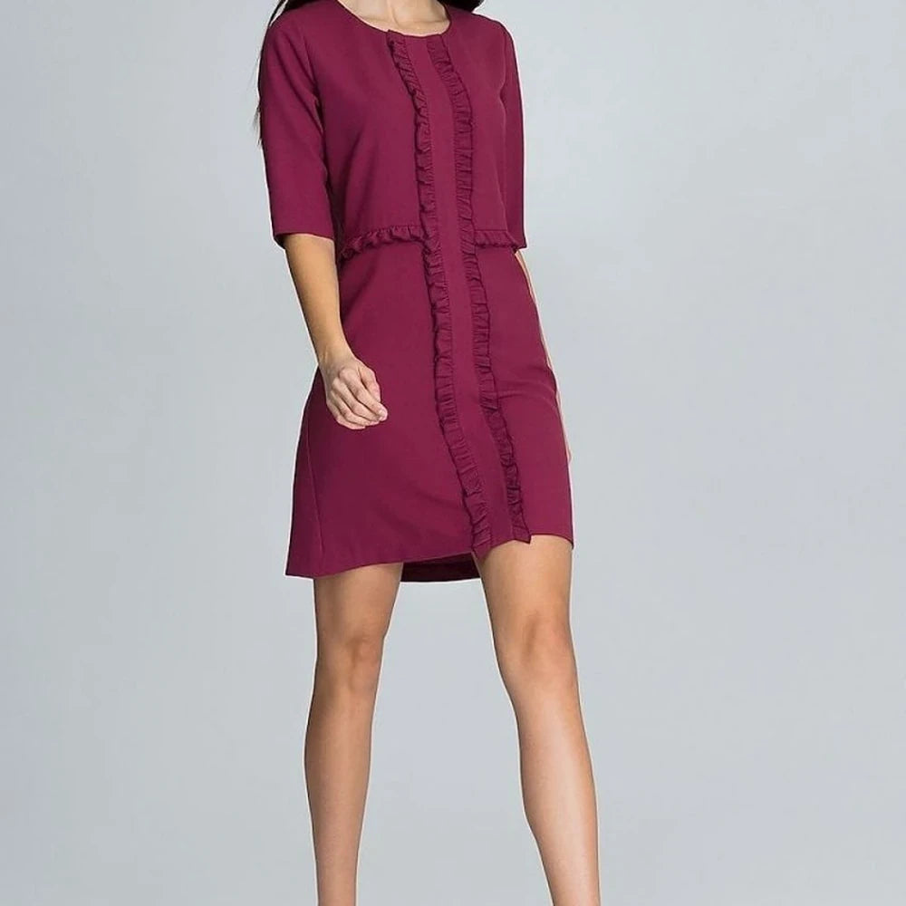 Elegant 3/4 Sleeve Cocktail Dress