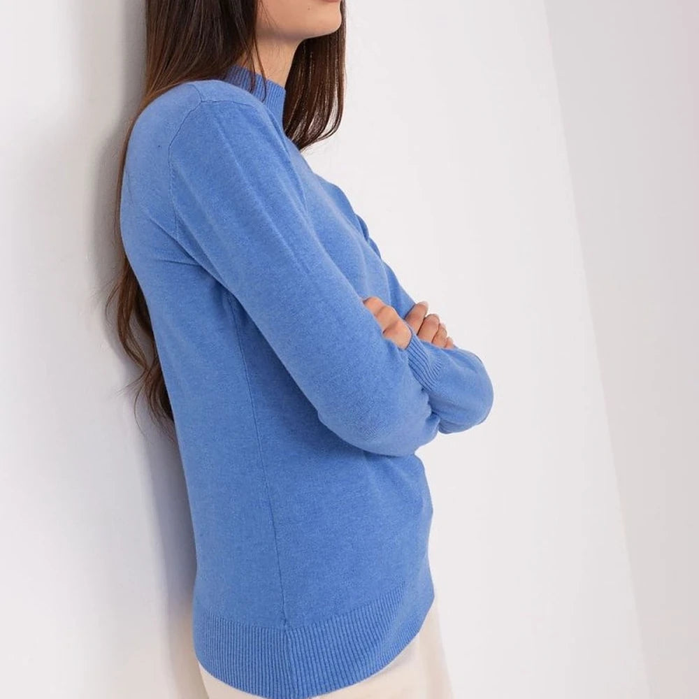 Striped Turtleneck Long Sleeve Sweater