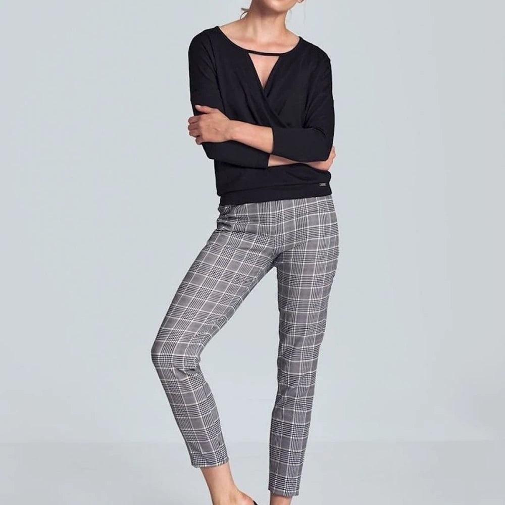 Women's Pepite Pattern Trousers