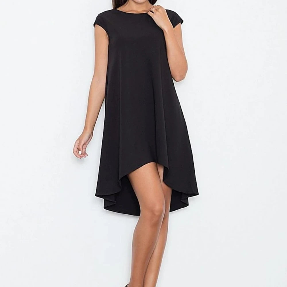 Elegant Asymmetrical Evening Dress