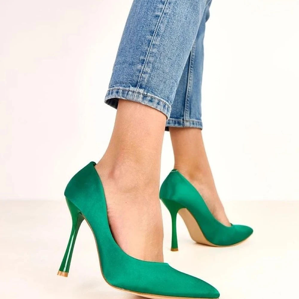 Elegant Satin High Heels