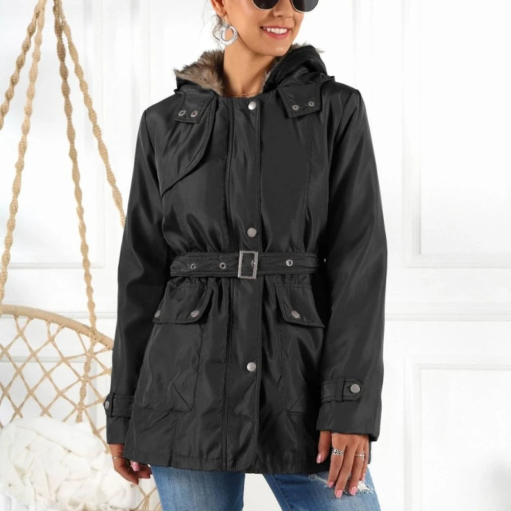 Hooded Jacket with Detachable Liner