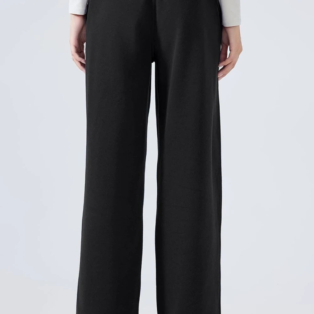 Drawstring Wide Leg Pants