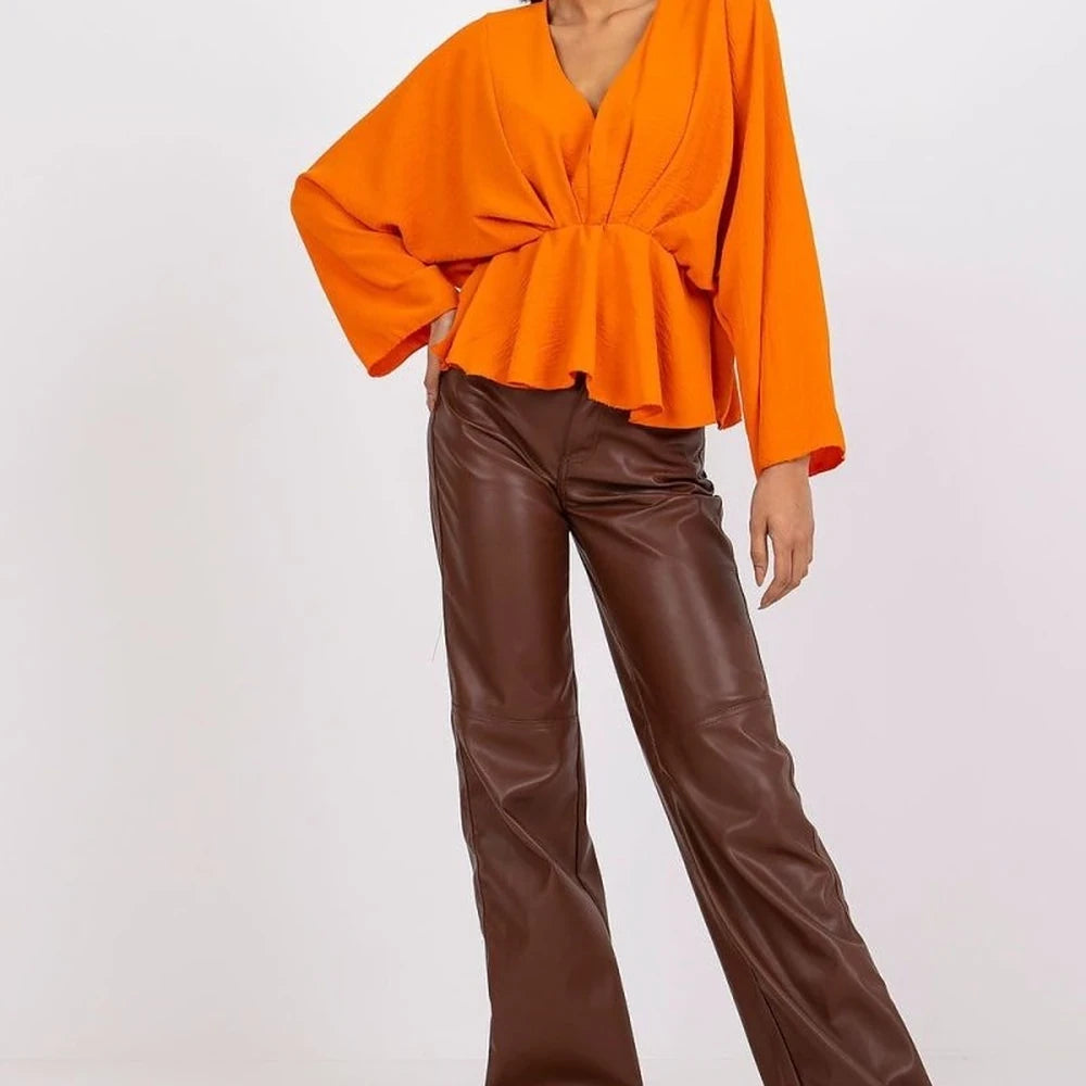 Loose Fit Wide Sleeve Blouse