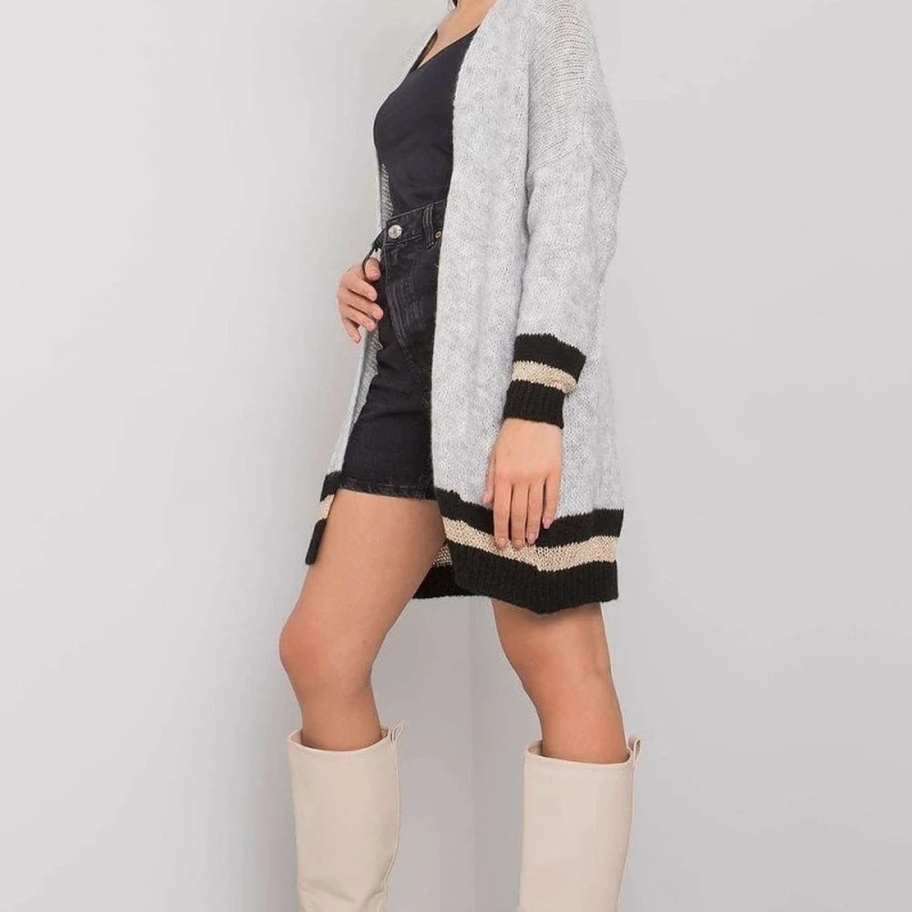 Unbuttoned Knit Cardigan
