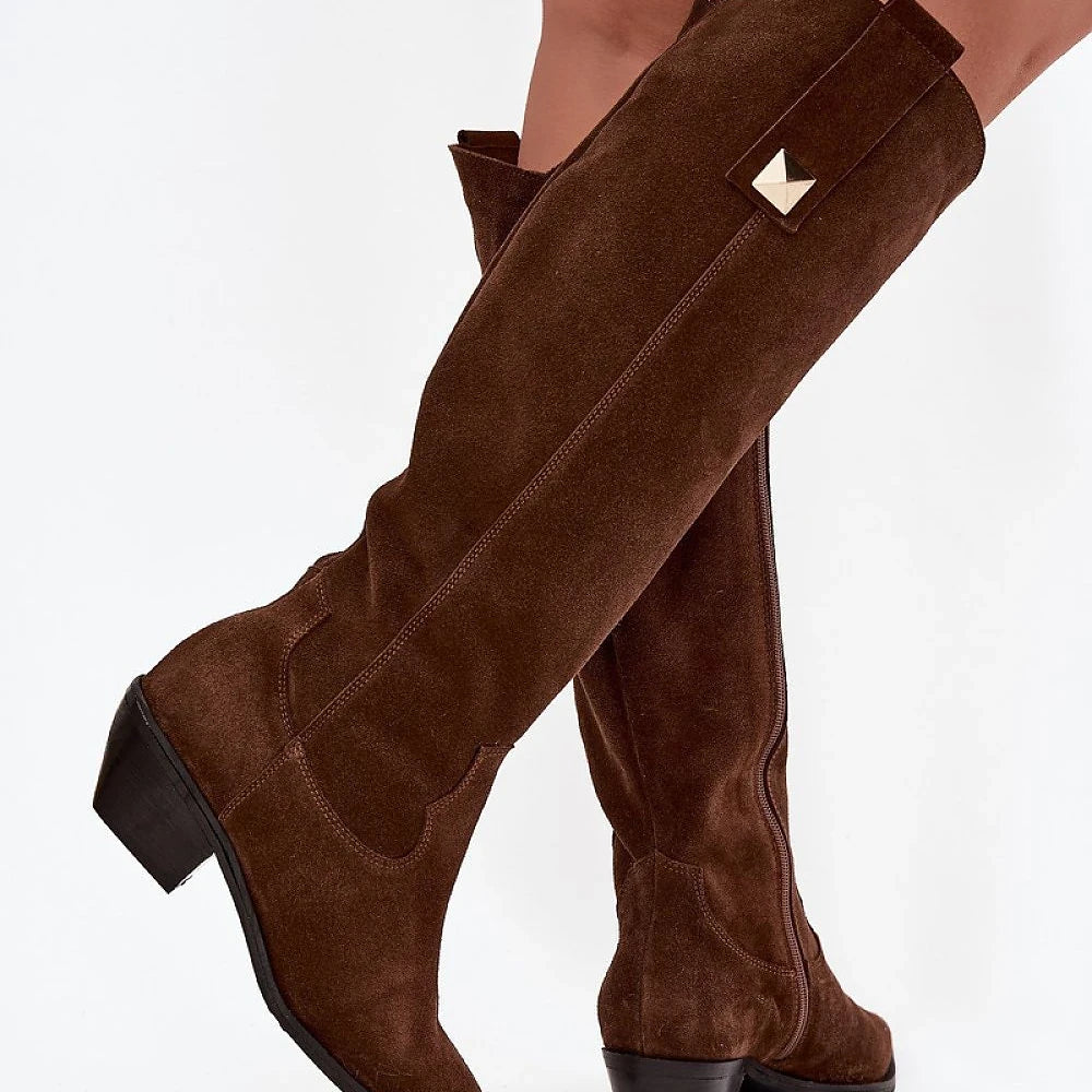 Heel boots Step in style