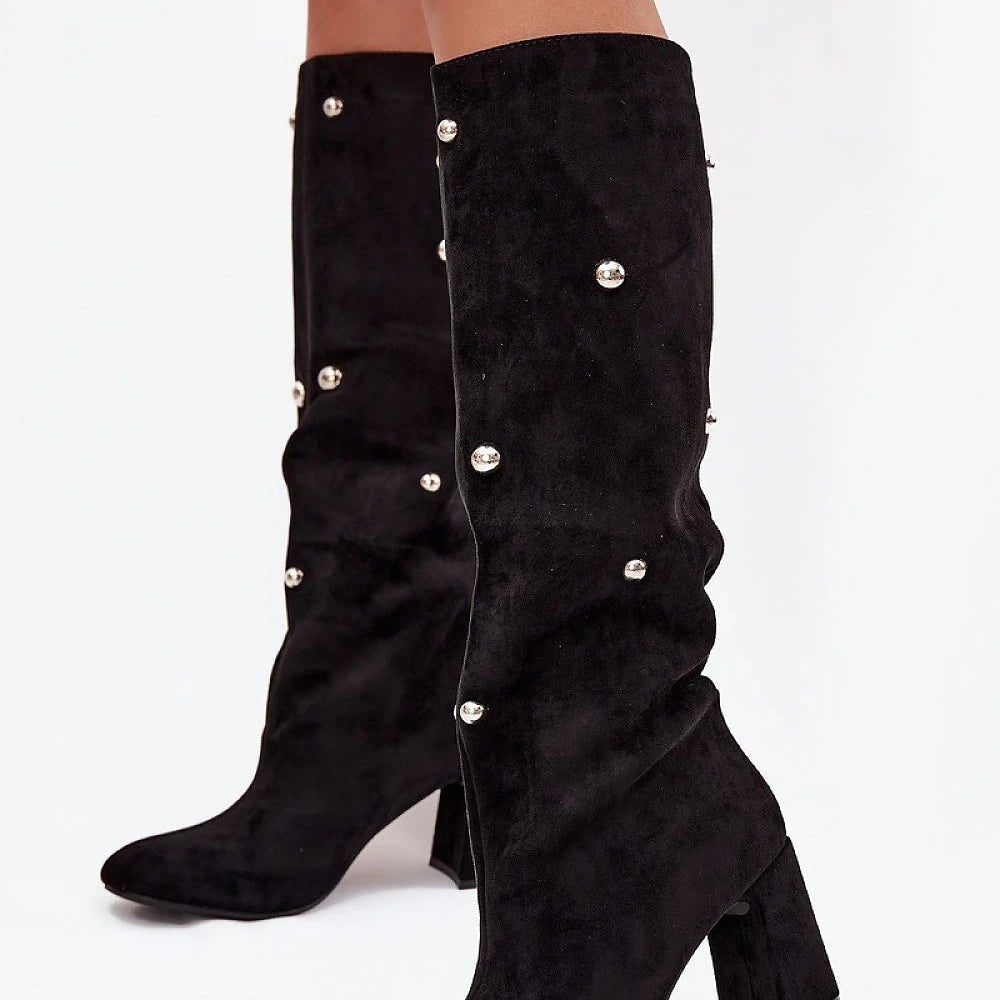 Women's Eco Suede Heel Boots