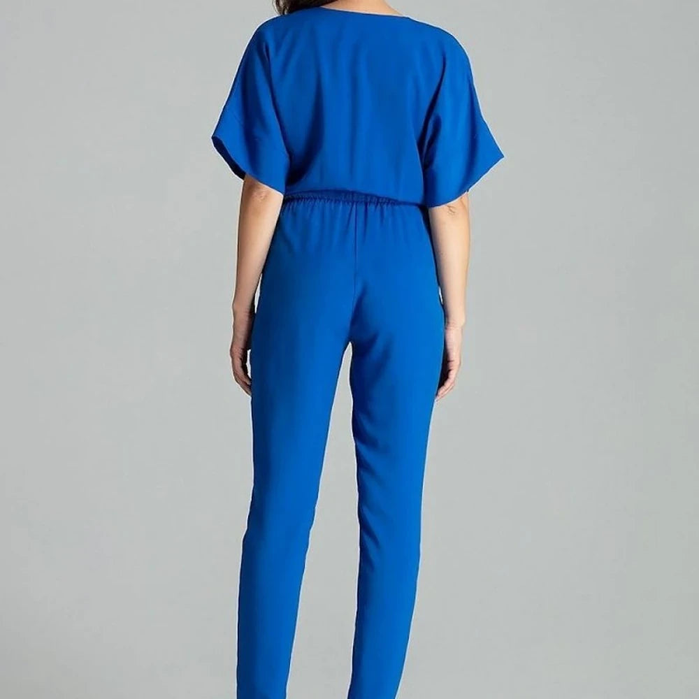 Floral Jumpsuit with Straight Pants