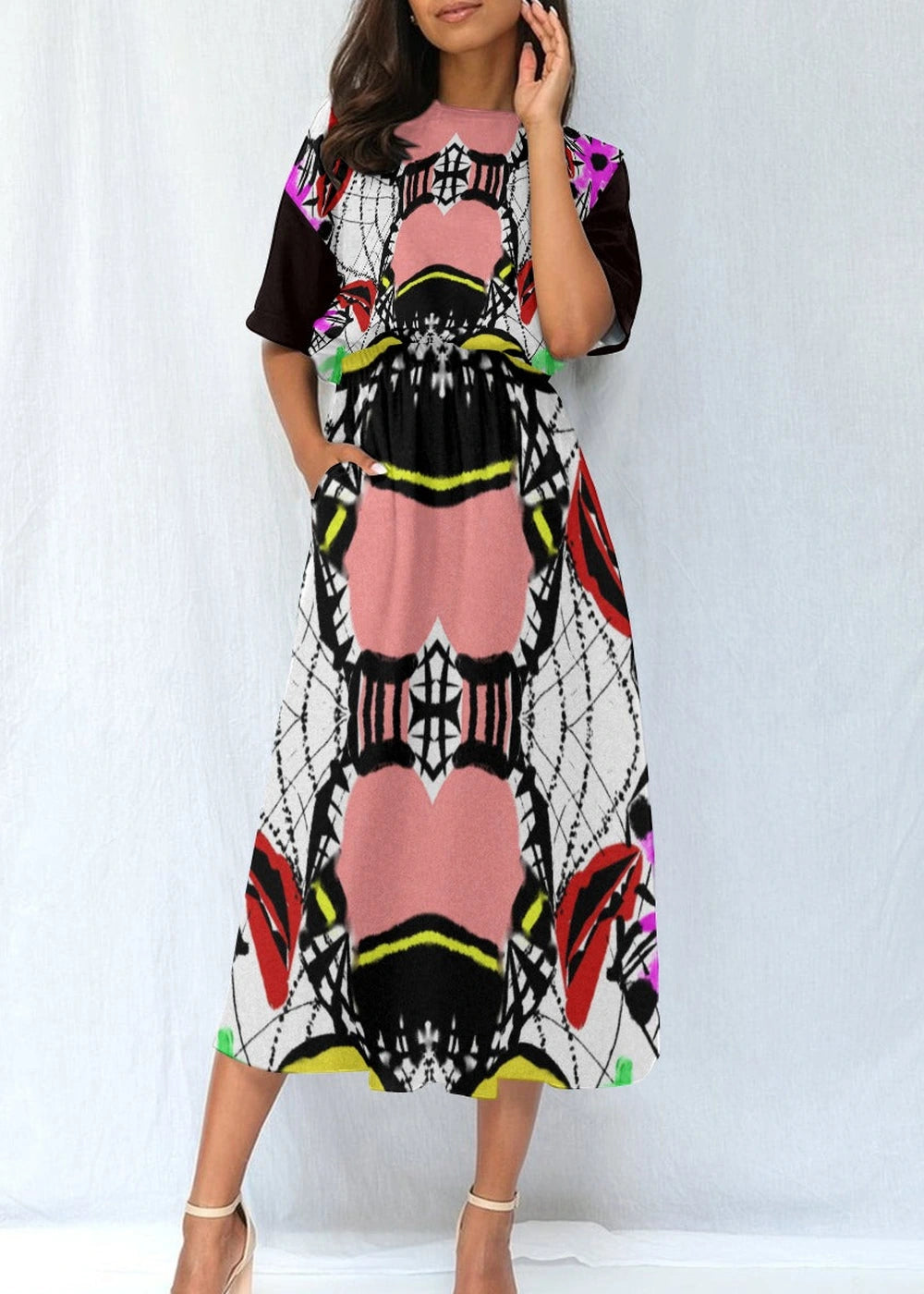 All-Over Women's Elastic Waist Dress