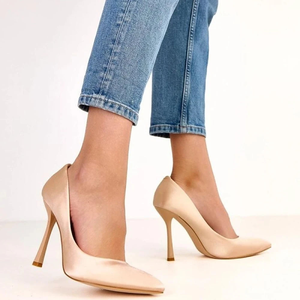 Elegant Satin High Heels