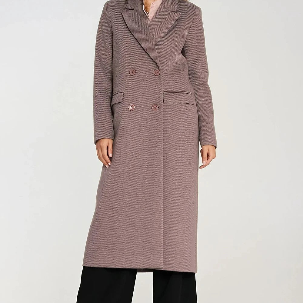 Herringbone Flannel Coat