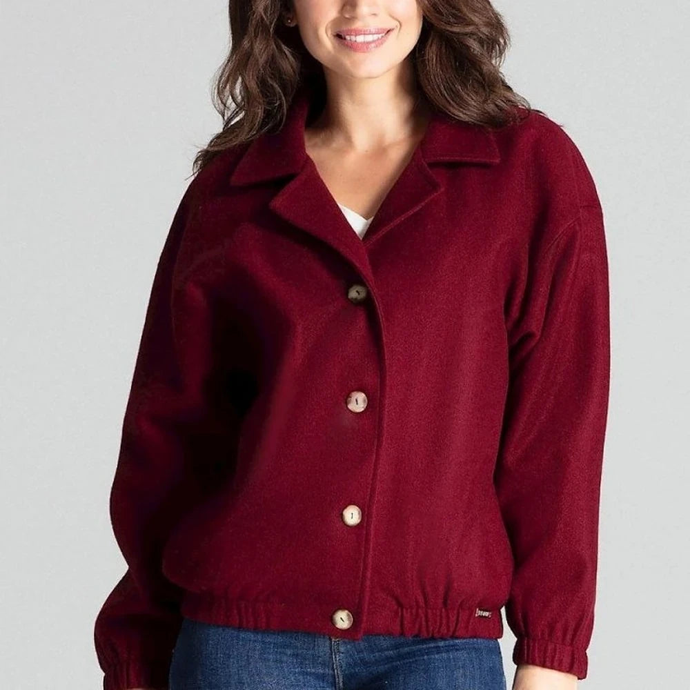 Short Jacket with Dropped Sleeves