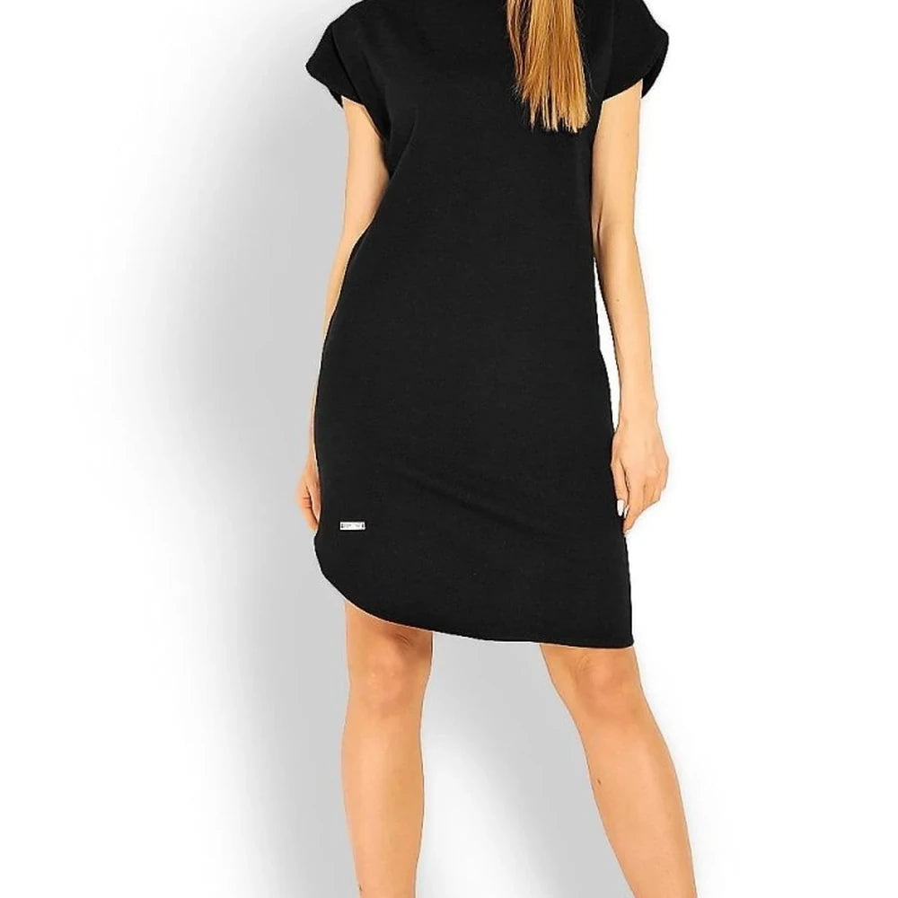 Asymmetrical Cotton Blend Day Dress